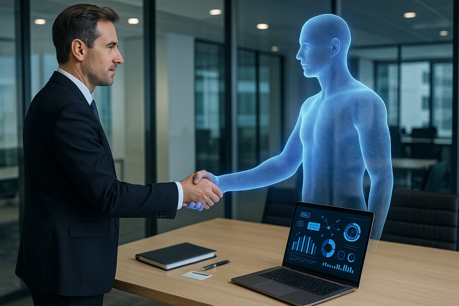 Interacción humano-digital. (imagen ilustrativa Infobae)