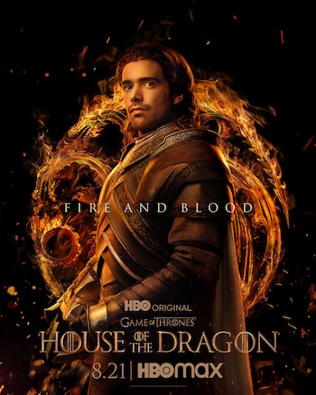 Póster de personaje de "House of the Dragon"