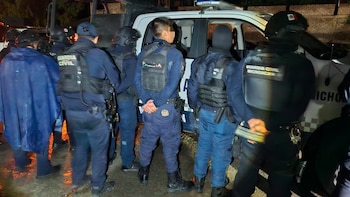 Falsos policías detenidos en Michoacán: Crédito: SSP Michoacán