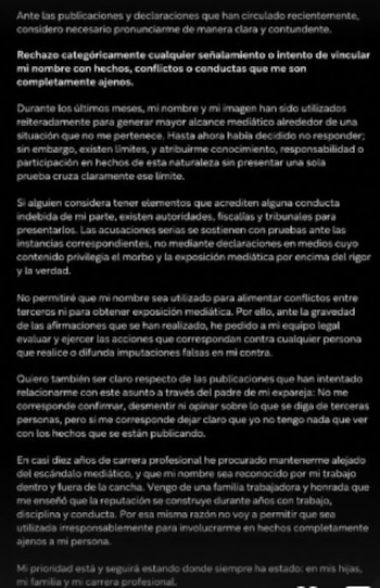 El jugador del West Ham respondió a las acusaciones en su contra.