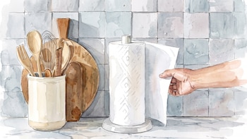 Los 8 objetos del hogar que es mejor no limpiar con papel de cocina