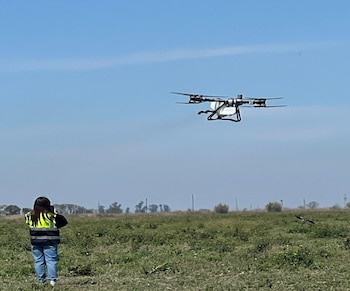 Dron aeroaplicador