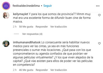 Usuarios inconformes con comunicado del