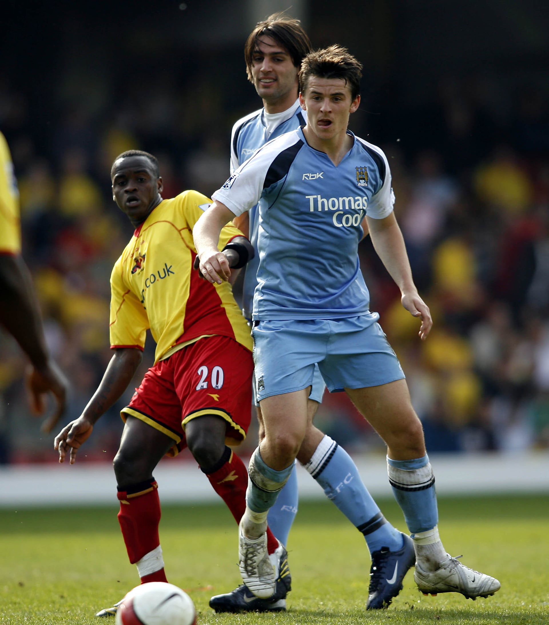 Joey Barton debutó en el Manchester City y llegó a disputar un partido con la selección de Inglaterra (Shutterstock)
