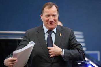 Stefan Lofven, primer ministro sueco (Ludovic Marin/Pool via REUTERS/File Photo)