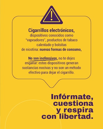 La exposición al humo de tabaco en menores de cinco años aumenta la probabilidad de síntomas respiratorios, incluyendo sibilancias, sobre todo si hubo consumo durante la gestación - crédito Secretaría de Salud