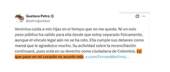 Petro habla de política, pero
