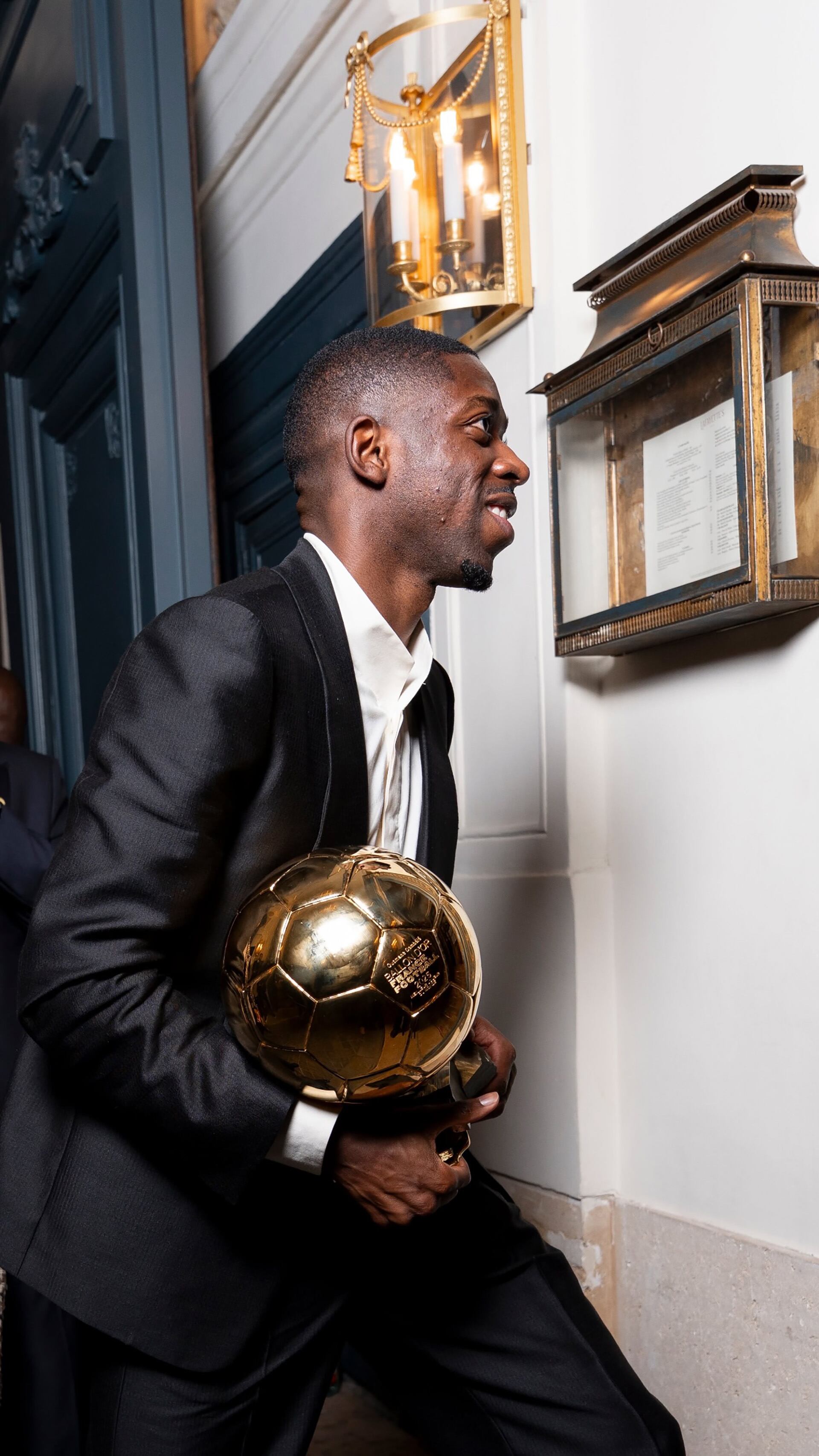 Dembelé celebró en un restaurante con sus más cercanos