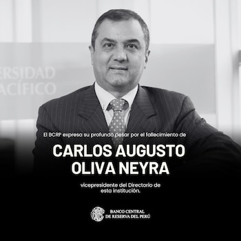 mensaje del BCRP sobre Carlos Oliva