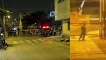 Policía suspendido es asesinado a balazos en el Callao: cámaras registran la huida del presunto sicario