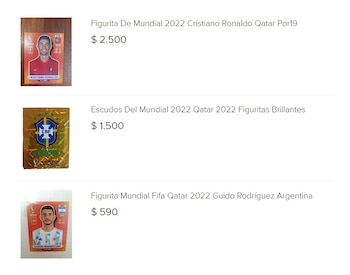 Hay diferentes figuritas que se