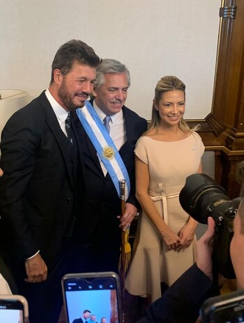 Marcelo Tinell junto a Alberto