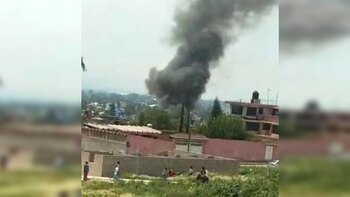 Una casa que almacenaba materiales