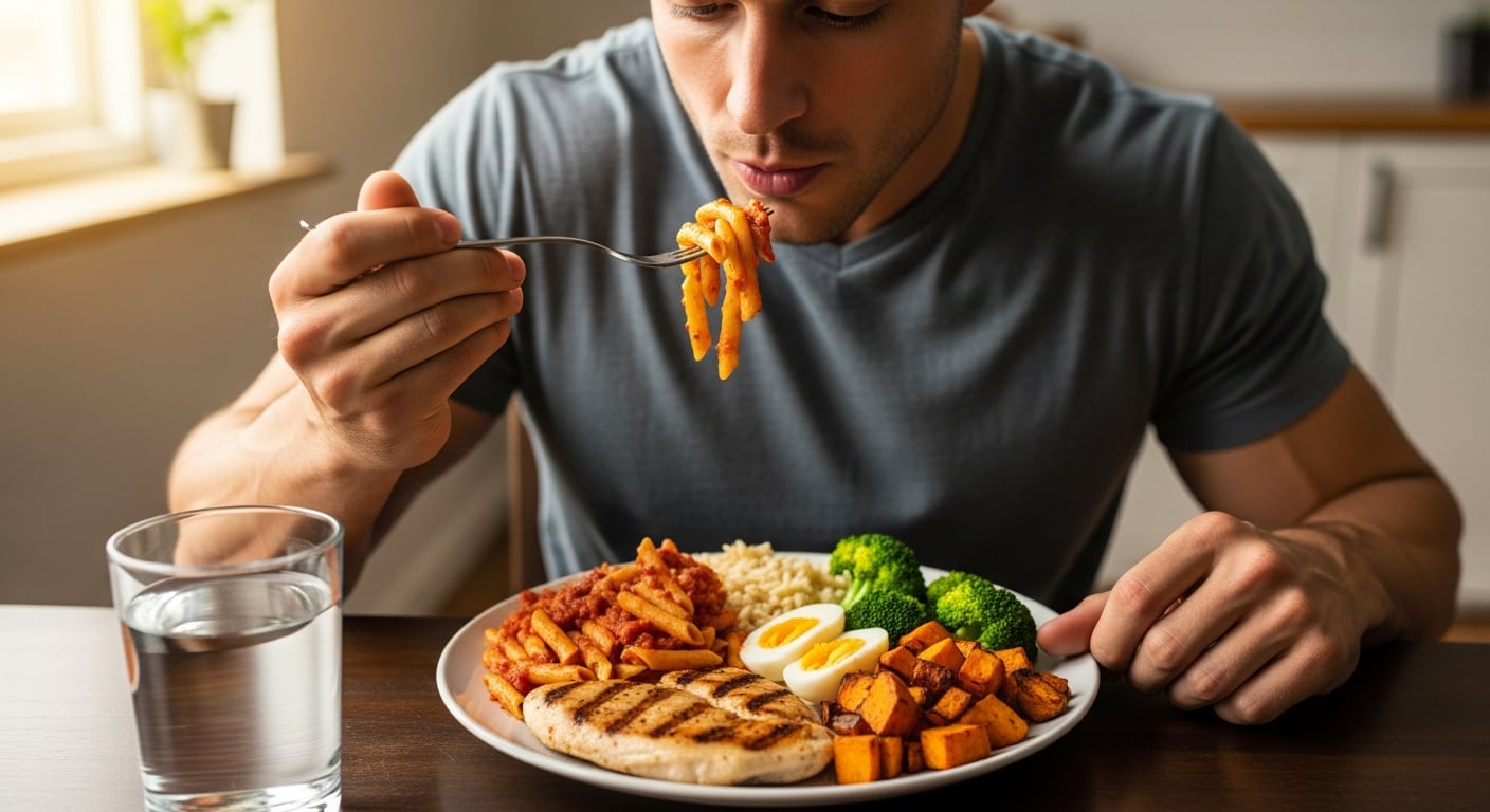 La clave nutricional incluye consumir 29 calorías y 2,2 gramos de proteína por kilo de peso corporal al día, distribuidos en varias comidas (Imagen Ilustrativa Infobae)