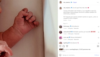 Rita Maestra anuncia el nacimiento