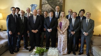 Milei empresarios Madrid