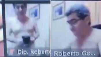 El diputado sin ropa en