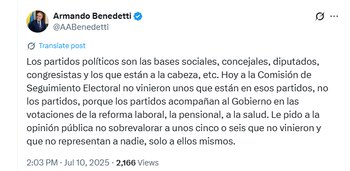 El ministro del Interior, Armando