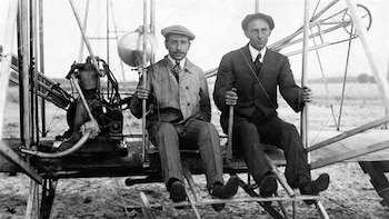 Wilbur y Orville Wright, pioneros