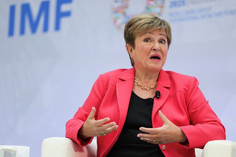 La directora gerente del Fondo Monetario Internacional (FMI), Kristalina Georgieva. REUTERS/Leah Millis