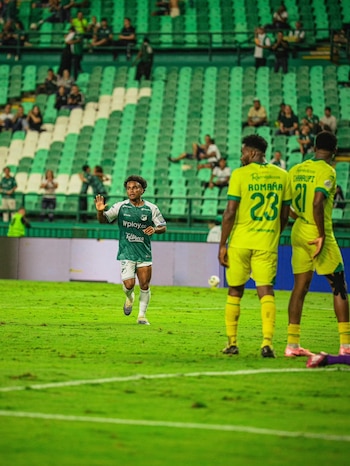 Deportivo Cali ganó su primer partido con goles de Jhojan Martínez y Matias Orozco - crédito Deportivo Cali