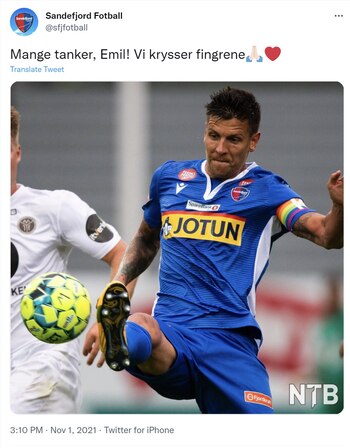 “¡Muchas fuerzas, Emil! Cruzamos los