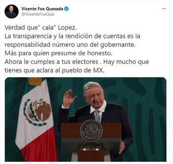 Por medio de cuenta de