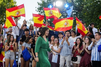 Ayuso, en un acto con