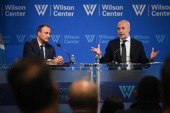 Horacio Rodríguez Larreta, durante su