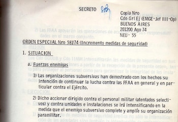 terrorismo en Argentina - ERP - operativo independencia