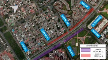 Cierres viales en Bogotá para el mes de marzo