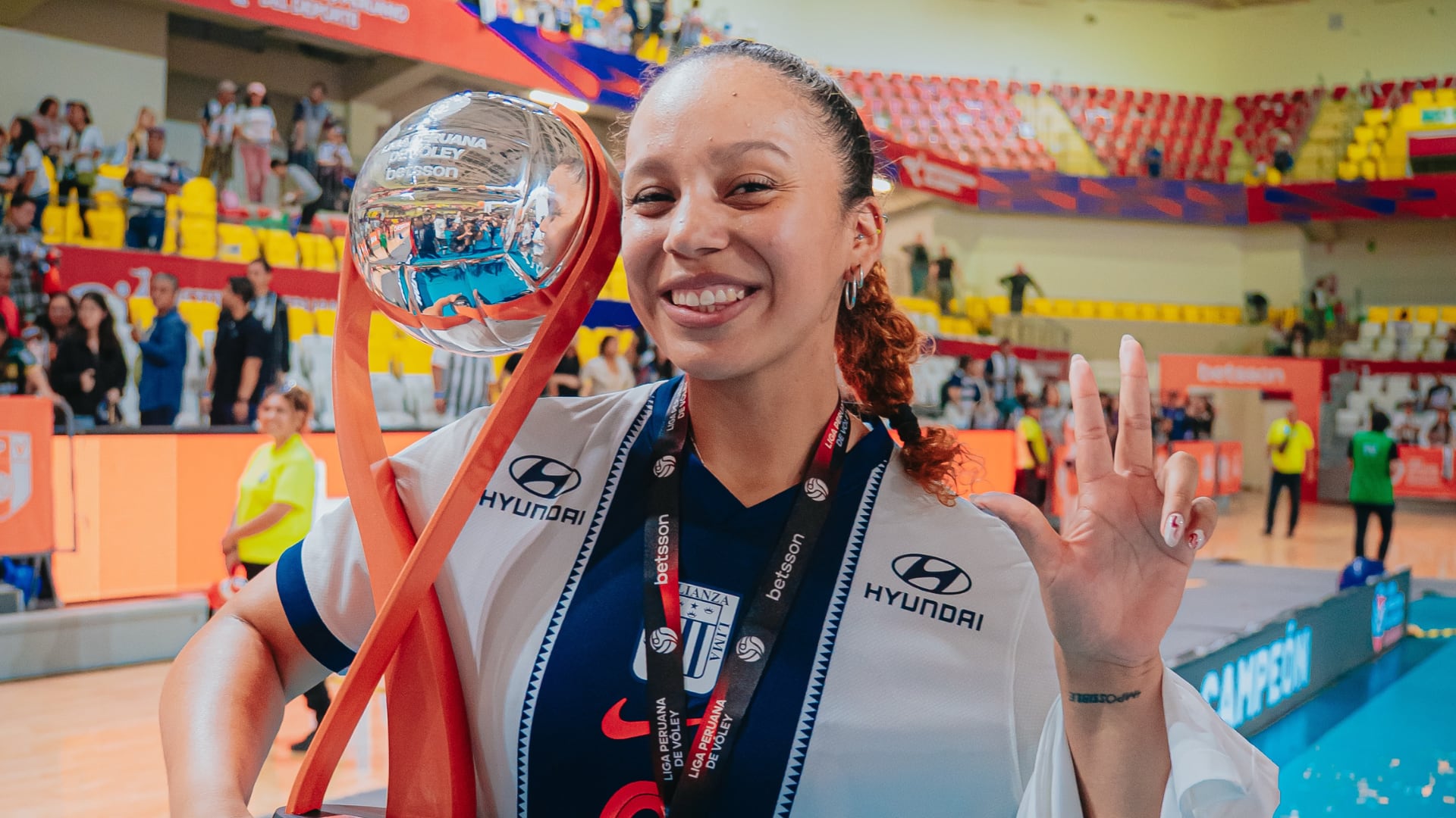 Maricarmen Guerrero, tricampeona con Alianza Lima. Crédito: Prensa AL