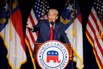 El ex presidente de Estados Unidos, Donald Trump