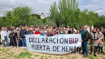 Vecinos de Hortaleza en Madrid se movilizan para impedir que la histórica Huerta de Mena se convierta en oficinas