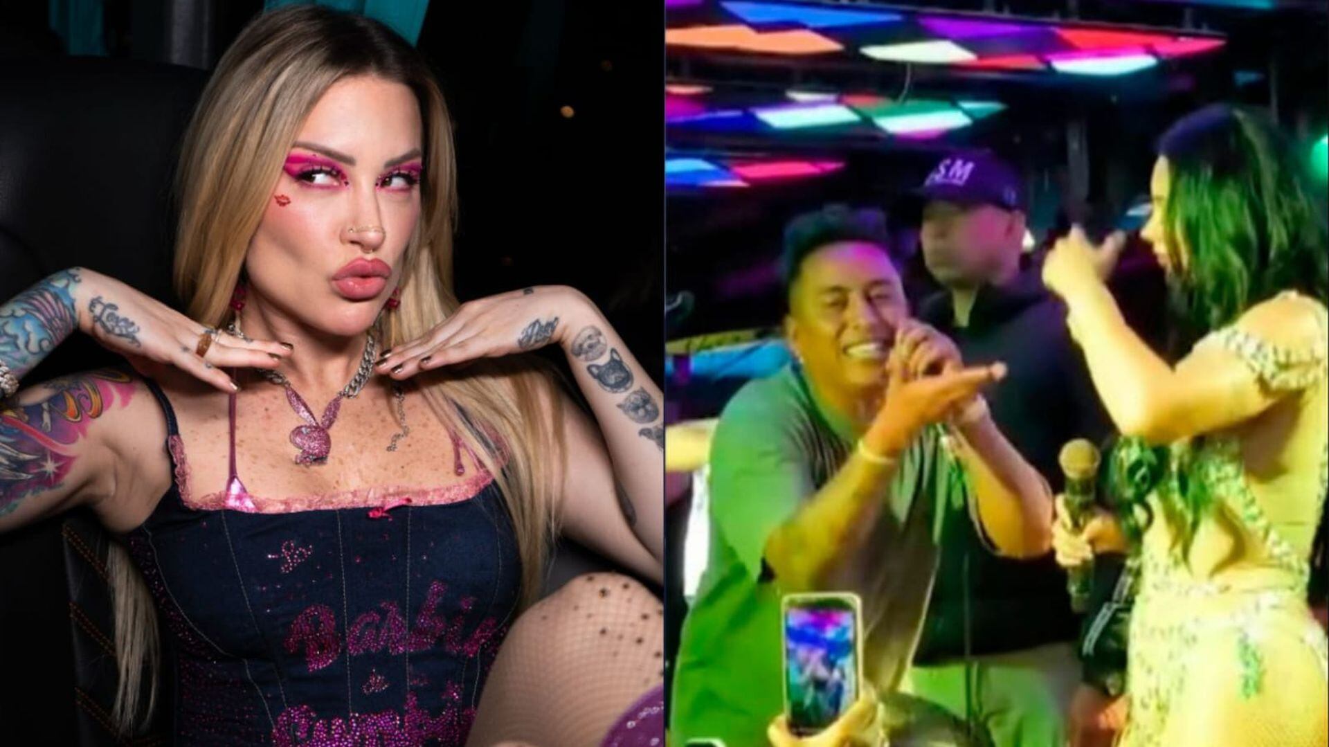 La cantante no se guardó nada y arremetió contra la presencia del futbolista en el escenario, cuestionando su apariencia. Las redes y la farándula peruana se encendieron con el intercambio de opiniones entre ambos protagonistas (Instagram)