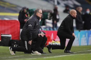 Sean Dyche y Marcelo Bielsa