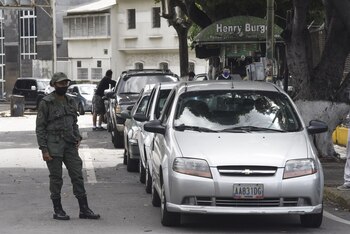 Un miembro de la Guardia