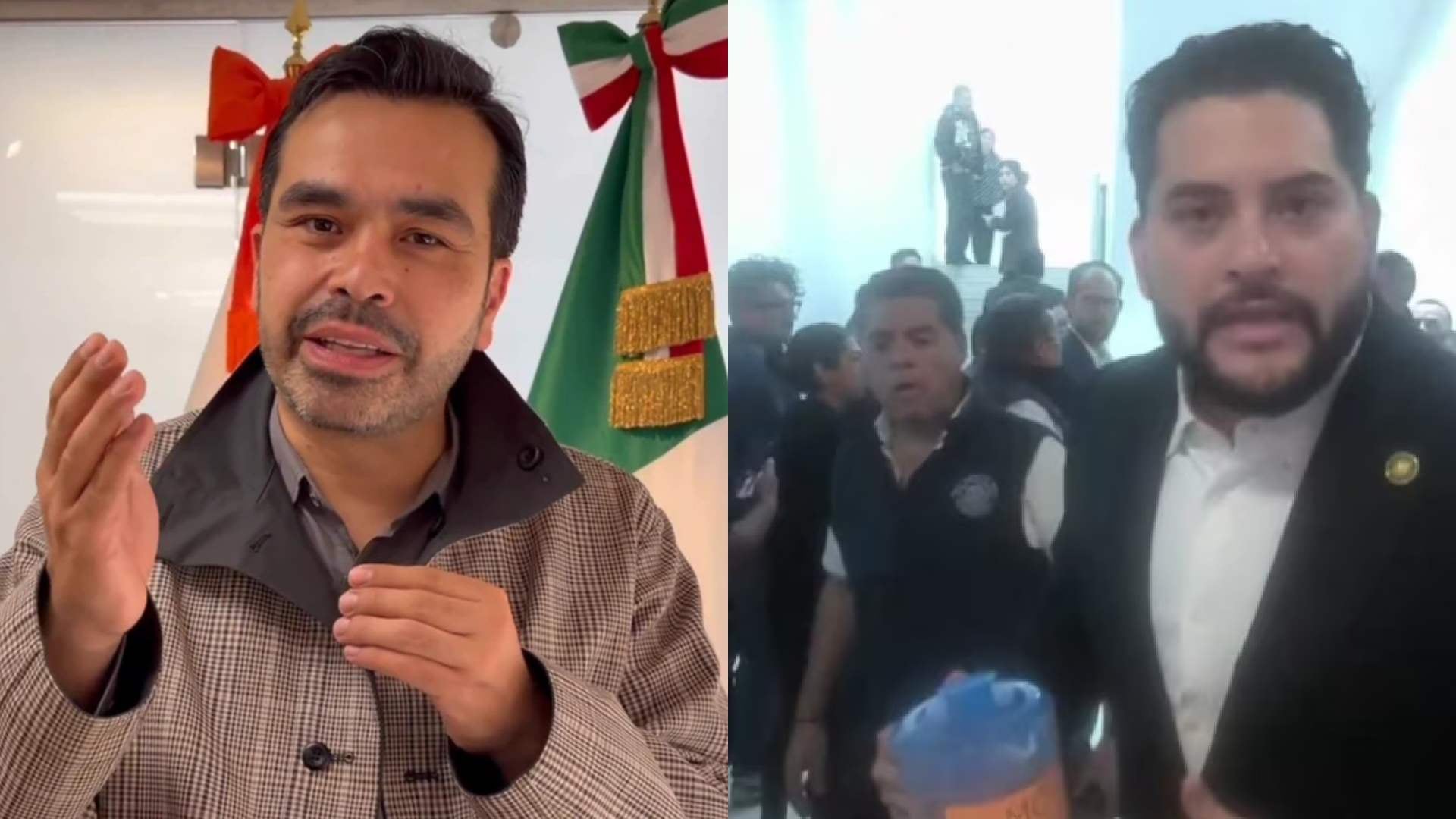 El líder de MC compartió su postura sobre lo ocurrido con diputados del PRI en San Lázaro.Crédito: X / @AlvarezMaynez / Captura de Video.