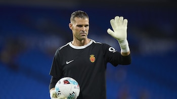 El 'Pichu' Cuéllar, herido en la cabeza tras desplomarse una estructura en la ciudad deportiva del RCD Mallorca