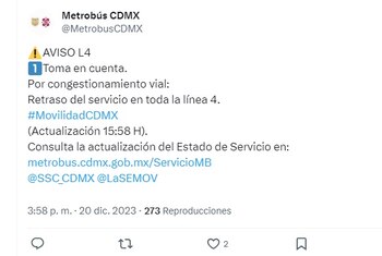 Retrasos en la Línea 4