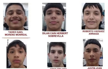 Los 6 jóvenes tienen entre