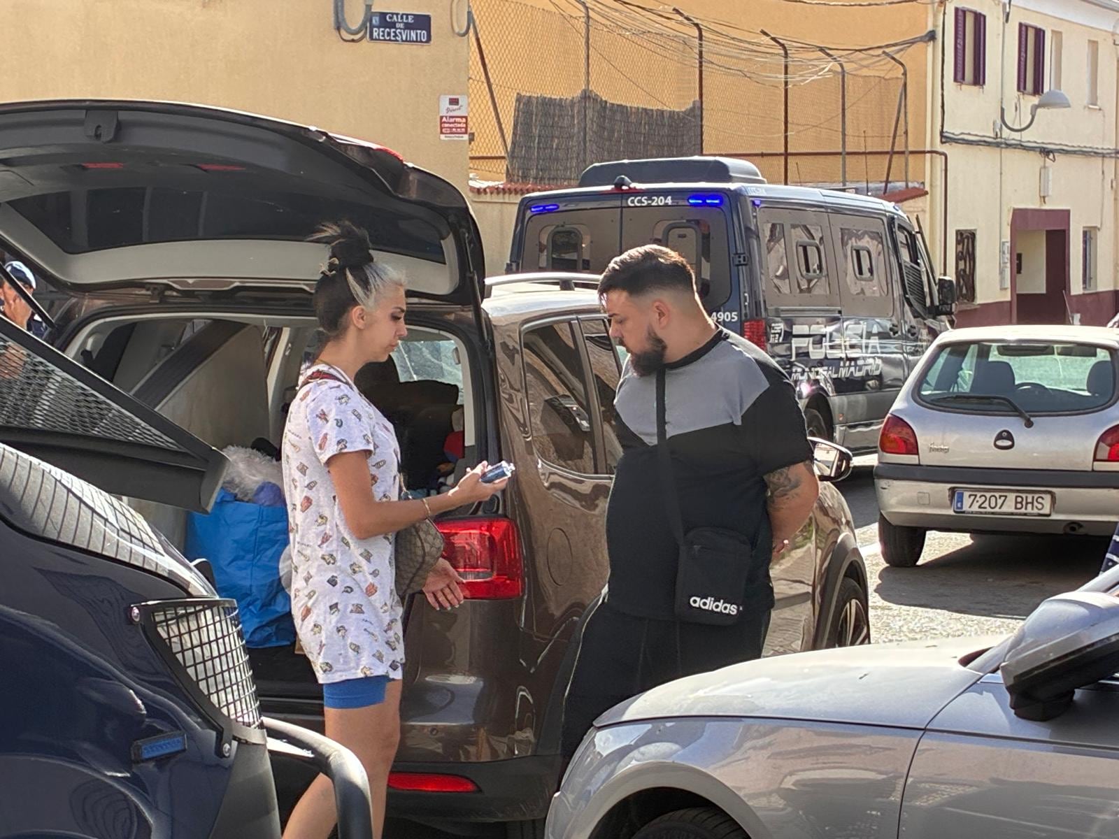 Desahucio de Melanie y su pareja en el barrio de San Isidro (P.B)