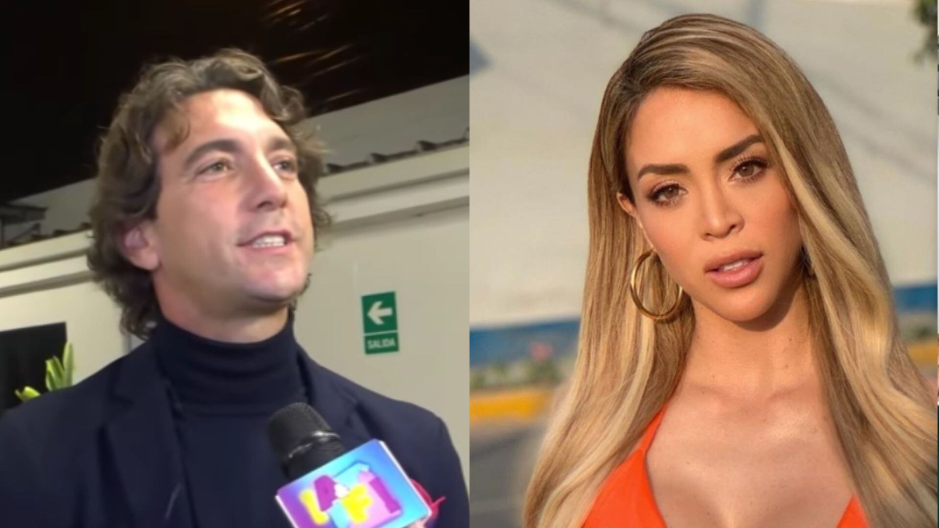 Hubo un tiempo en que Antonio Pavón y Sheyla Rojas tuvieron fuertes enfrentamientos. Captura de TV - Amor y Fuego.
