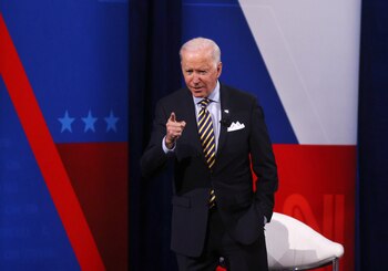 Biden participó en un acto