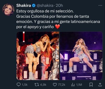 La interprete le dio ánimos