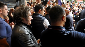 Javier Milei cierra su visita