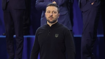 El presidente de Ucrania, Volodimir