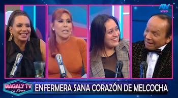 Melcochita responde sin filtros a Monserrat tras decir que usa la “pastillita azul”. Captura: Magaly TV La Firme.