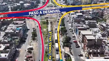 Conductores deberán tomar desvíos en Tomás Valle y Universitaria desde el 24 de abril: este es el plan de desvío