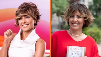 El sorprendente cambio de look de Sonsoles Ónega, que estrena peinado: se lo deja crecer poco a poco, despeja su icónico flequillo y aclara sus mechas